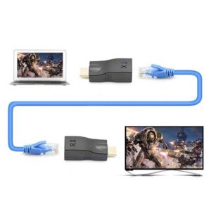 اکستندر افزایش دهنده طول HDMI 4K 2IC تحت شبکه تا 30 متر ROYAL