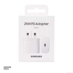 آداپتور شارژر سامسونگ سوپر فست 25W USB-C PD 3.0 (برد مشکی SOLUM)